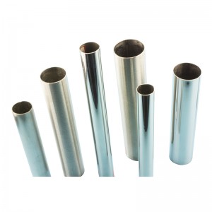 ເກຣດ 201 202 304 316 430 410 Welded Polished Stainless Steel Pipe Supplier