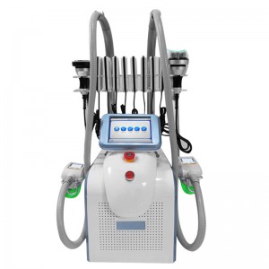 BD07 360 kriolipolīzes silikona tauku sasaldēšanas novājēšanas mašīna 6 vienā ultraskaņas kavitācijas sasaldēšanas vēsā terapija