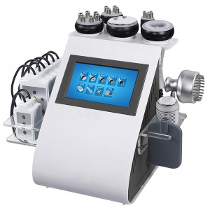 BS02 Max Lipo Laser RF EMS Ultraschall-Cellulite-Reduktions-Anti-Fett-9in1-40K-Kavitationsmaschine
