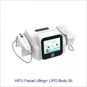 FL12 Hifu LipoHifu Ultrasound Fat Mwepụ ihu na-ebuli 2in1 igwe Hifu Liposonix