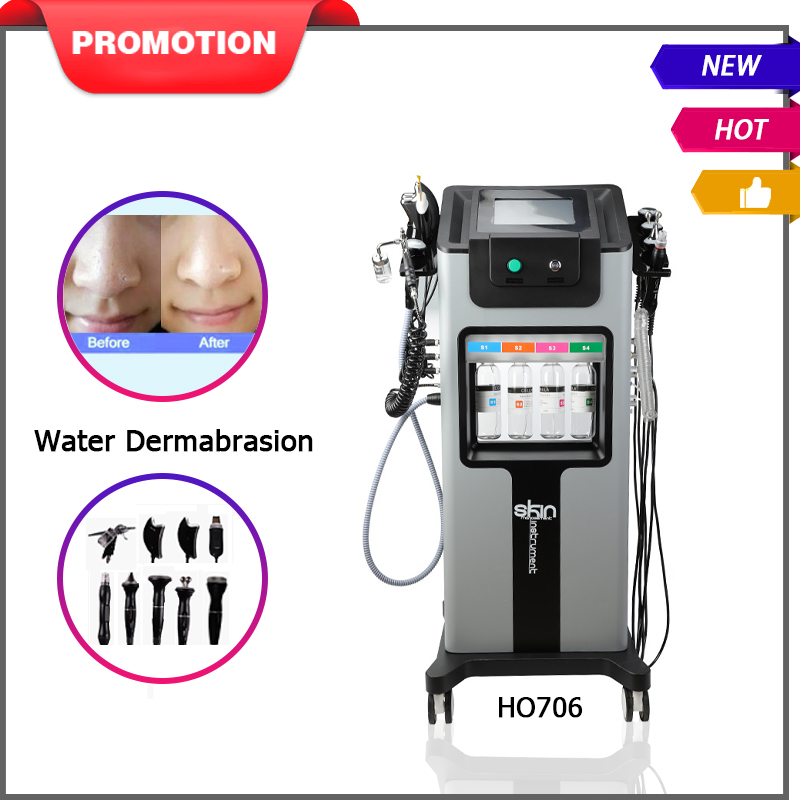 Promoción: máquina de dermoabrasión 9 en 1 para el cuidado facial de limpieza profunda de poros USD350 (Modelo-HO706)