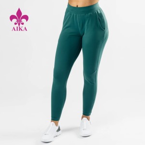 High Quality Custom Breathable Cotton Women Elastic Band Tapered Fit Gym Joggers