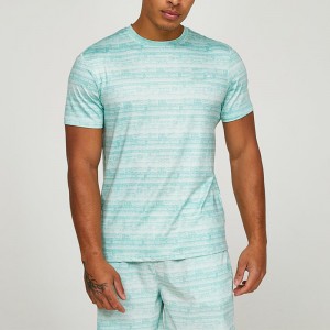 Brugerdefinerede farverige mænd overstørrelse T-shirt Komfortabel letvægts Åndbar 90% polyester 10% elastan Active Wear