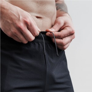 Custom Men Shorts Dub Drawstring Waistband 87% Nylon 13% Spandex Woven Invisible Zipper Pockets