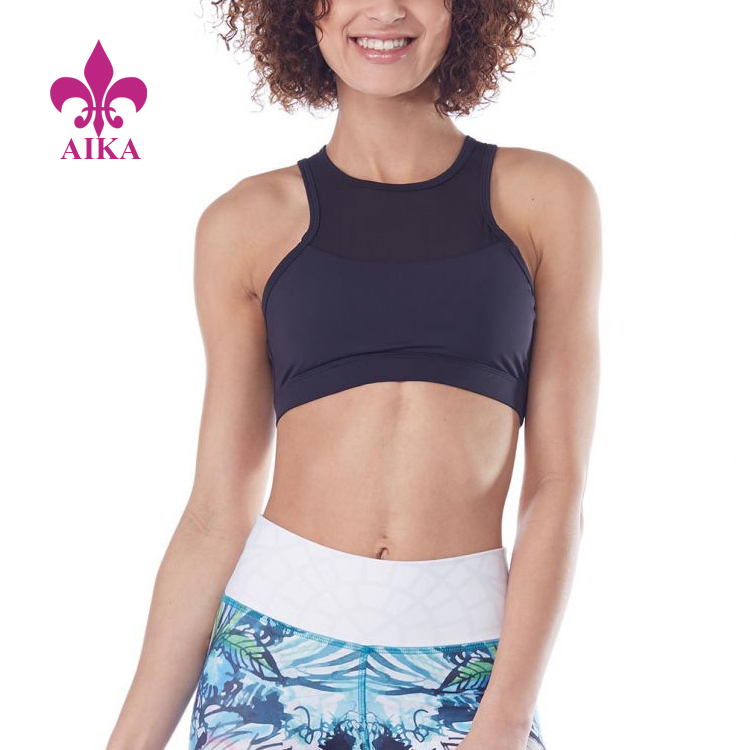 Veľkoobchod dámske pohodlné cvičebné fitness oblečenie jednoduchý a ležérny dámsky pulóver športová podprsenka na jogu