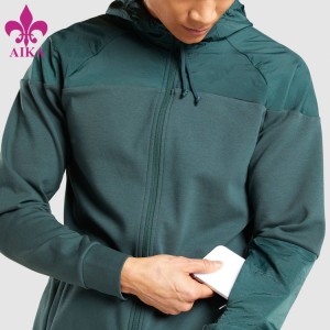 Custom na Logo Plian Sweatshirt Gym Wear Zip up Murang Wholesale Heavyweight Hoodie Para sa Mga Lalaki