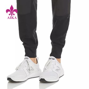 Pantalones Sewaat con estampado de logotipo personalizado, cintura elástica, 100% algodón, entrenamiento que absorbe el sudor, Jogger para hombre