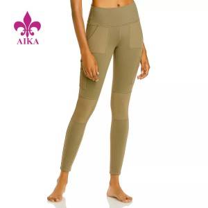 Dámske funkčné kompresné oblečenie Športové legíny na jogu bežecké tréningové úzke nohavice pre ženy