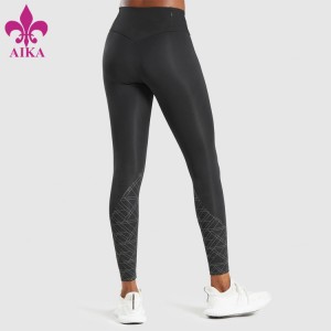 High quality wholesale polyester workout sports butt lift fitness yoga pants wahine