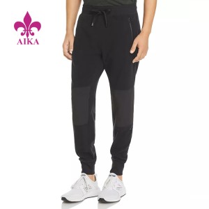 Brugerdefineret logoudskrivning Sewaat-bukser Elastisk talje 100 % bomuld Svedtransporterende træning mænd jogger