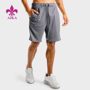 Новопристигнали персонализирани спортни панталони с еластична талия, дишащи спортни шорти за мъже