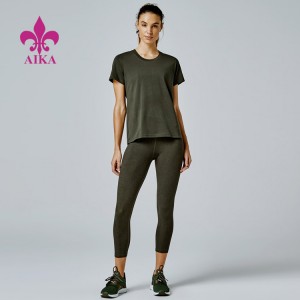 High Stretch Street Type Fitness Clothing Plus Size Running Wear Yoga Leggings for Women