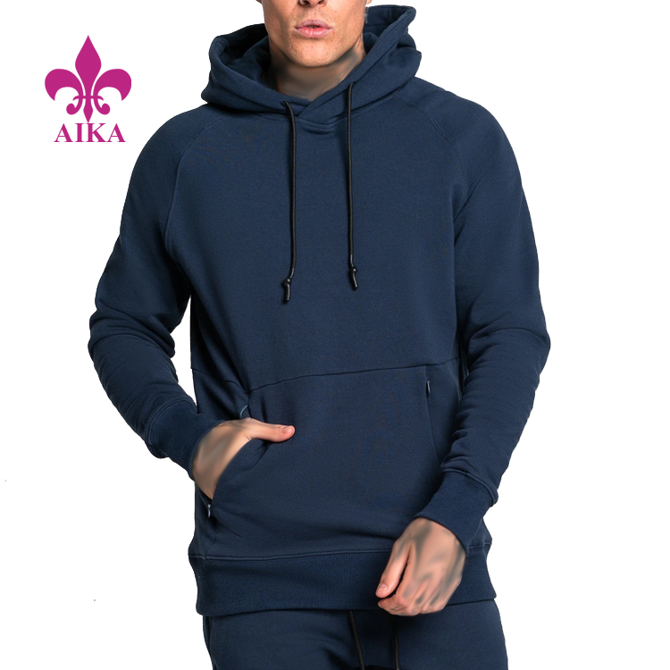 Fitness Athletic Sports Wear Tracksuit Hoodies Custom Gym Pullover Para sa Mens Fitness Wear