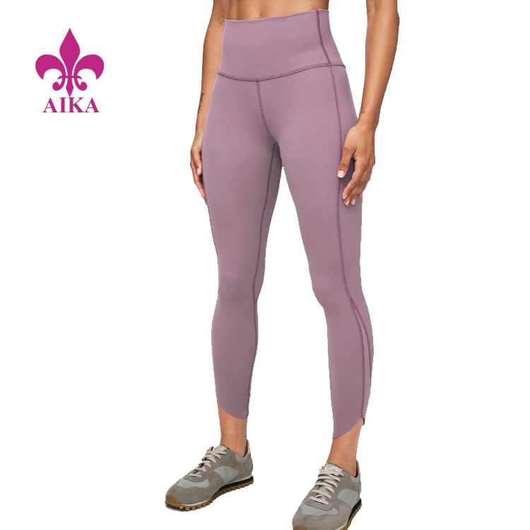 Shitje me shumicë me Logo të personalizuara Triko për palestër Dollakë të rinj me dizajn të poshtëm Fitness Yoga për femra