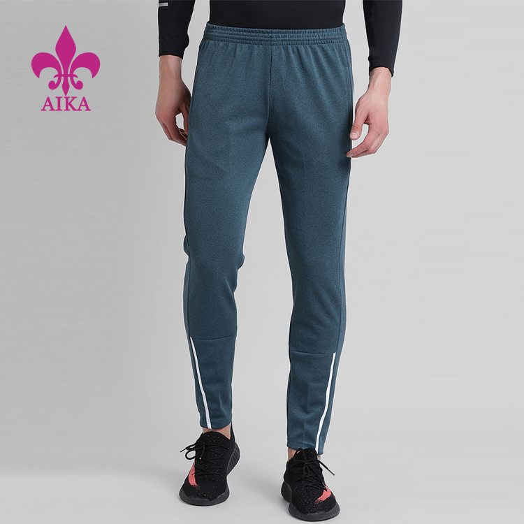 Персонализирани едро OEM памучни полиестерни ежедневни панталони за фитнес джогинг с еластична лента