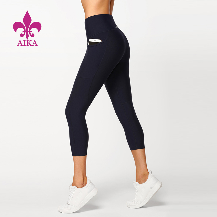 Veľkoobchodná najlepšia kvalita Prispôsobené rýchlosuché dámske kompresné nohavice na cvičenie jogy