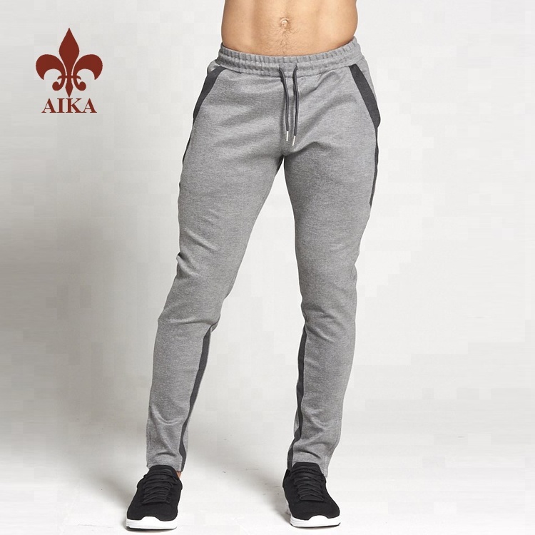 Veleprodajne ozke kompresijske telovadne hlače za moške tekaške vadbe po meri