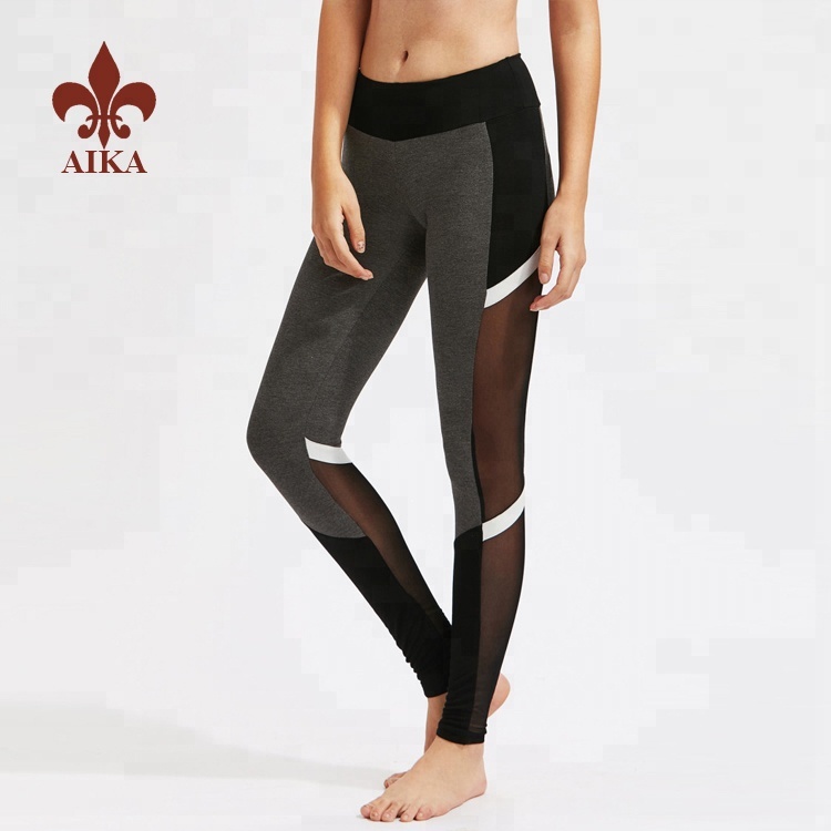 Tulaga maualuga fa'atau oloa Sexy girls custom Dry fit workout yoga leggings mo tama'ita'i