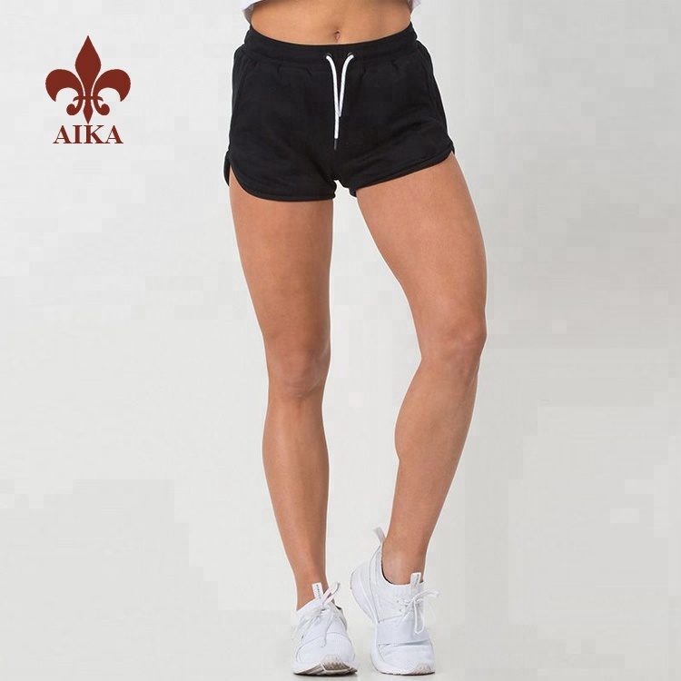 Engros sexy kvinner svette shorts tilpasset trening yoga board shorts