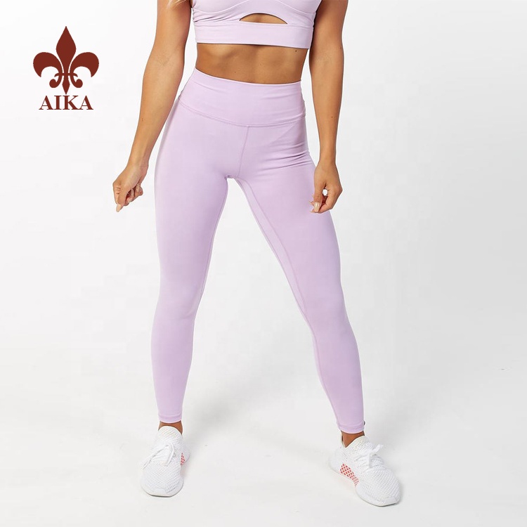 Продажба на едро на едро на йога панталони с щампи за фитнес Персонализирани дамски клинове от спандекс за фитнес