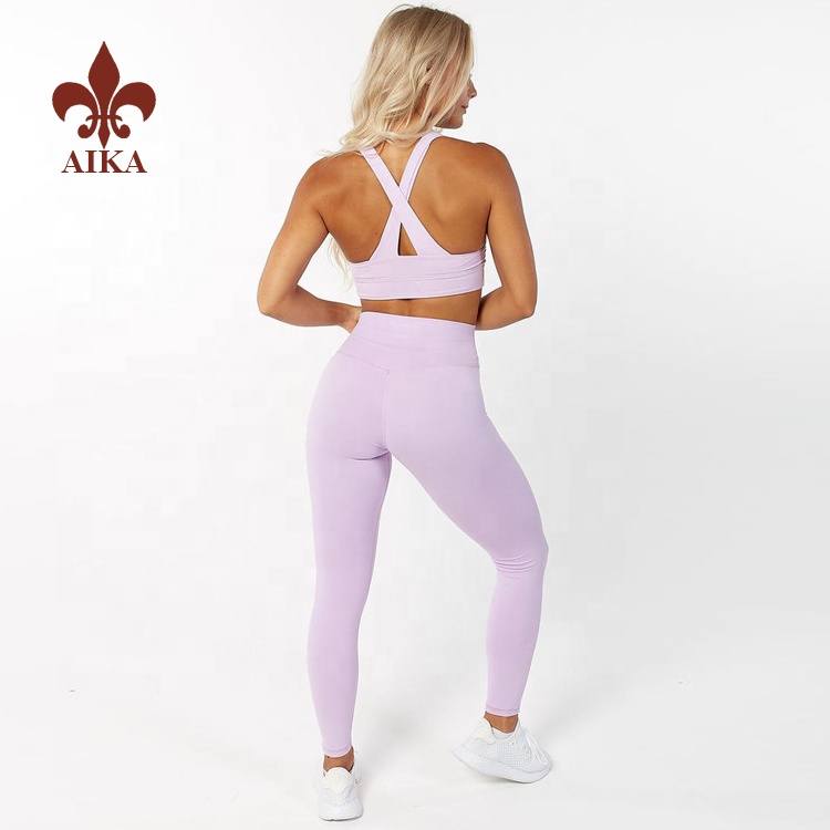 Veleprodajne veleprodajne hlače za jogo s potiskom za fitnes Prilagojene pajkice iz elastana za telovadnico za ženske