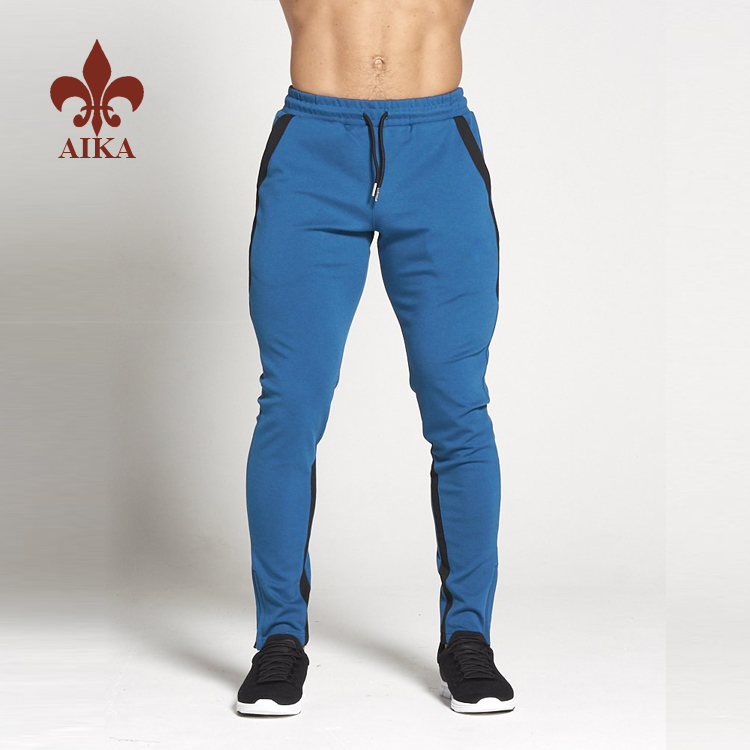 Bombažna tkanina najnovejšega dizajna, veleprodaja mišičnih moških Cargo kompresijskih jogger hlač