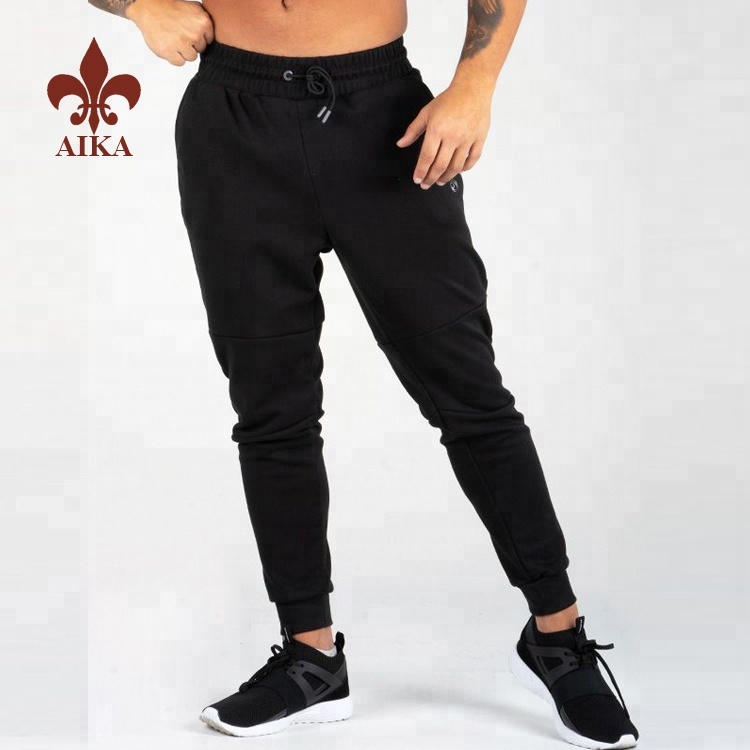 Latest Design Fashion activewear Custom mens black blank joggers