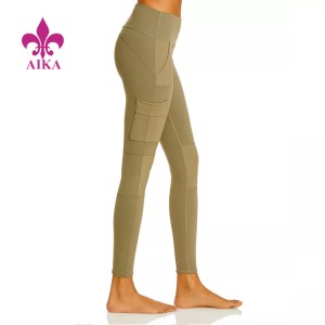 Ladies Performance Compression Clothing Sport Leggings yoga running training tight pants para sa Babaye