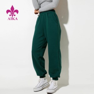 China Sport Wear Breathable Custom Track Pants Cotton Fitness Joggers for Women