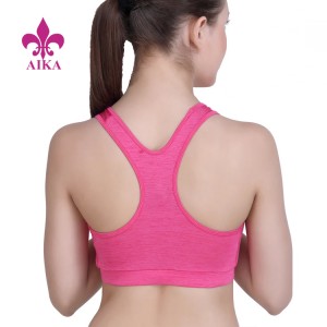 Vysoce kvalitní přizpůsobené sportovní oblečení prodyšné fitness tělocvična sportovní podprsenka pro ženy jóga