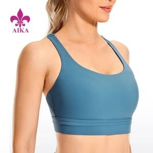 Женска одећа 2021. Прилагођени мајице за јогу секси грудњак за леђа са дугмићима за грудњак високог квалитета Спортски грудњак за фитнесс
