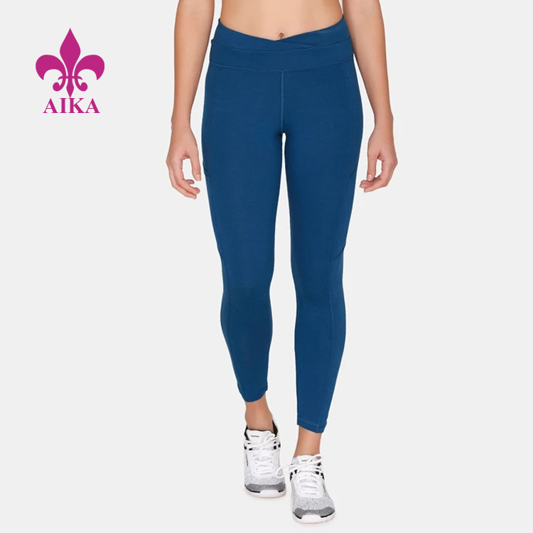 Виготовлені на замовлення компресійні зручні штани для йоги з високою посадкою, жіночі легінси