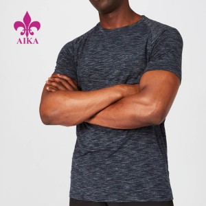 China Supplier Man Workout Wear Andas Muscle Men Gym T-shirts Custom Printing