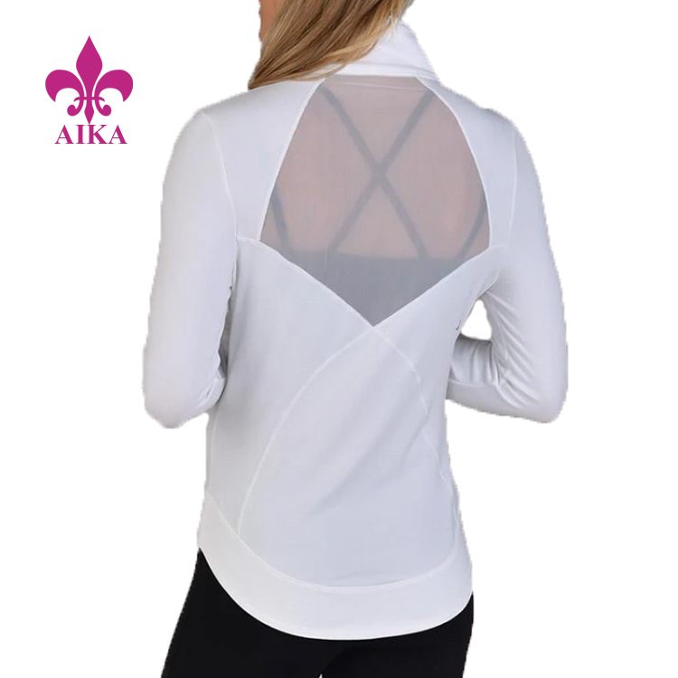 Venda a l'engròs de roba de ioga Disseny de roba de gimnàs per a dones Xandalls esportius de fitness Jaquetes superiors per a dones