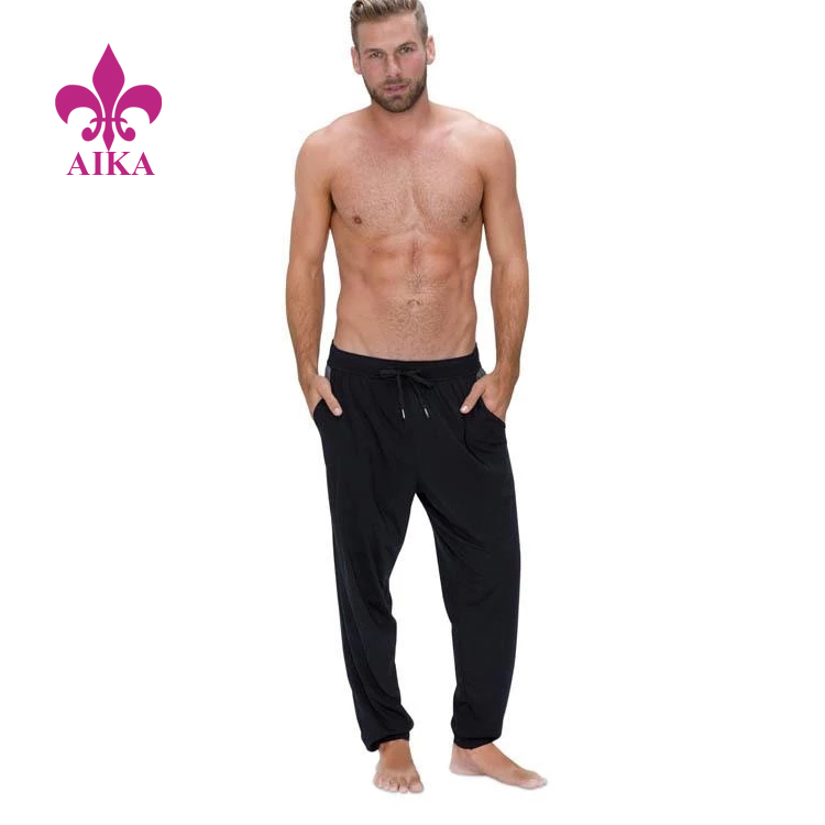 Gorąca sprzedaż w stylu casual, miękki, zrelaksowany krój, wygodne męskie sportowe spodnie do biegania