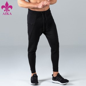 Fabrikspris Herre Running Wear Track Pants Slim Fit Hidden Pockets Custom logo Sportsbukser