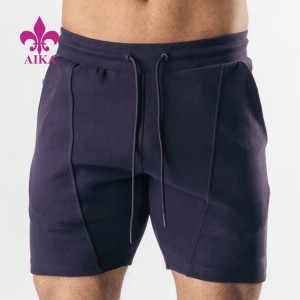 Abbigliamento da palestra maschile di taglia bassa cù tasche laterali aperte Pantaloncini da corsa da uomo in forma rilassata