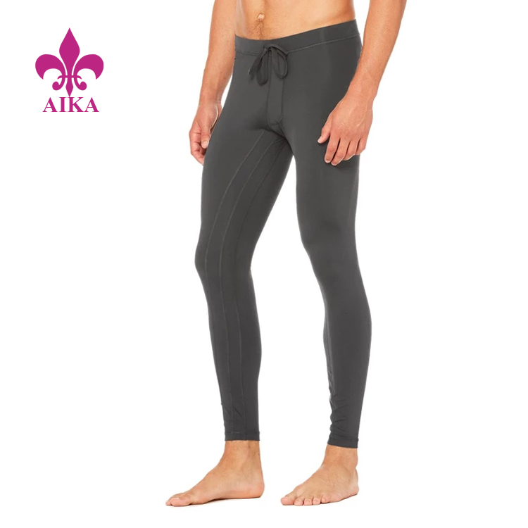 Γρήγορη παράδοση για αθλητικά παντελόνια γυμναστικής - Υψηλής ποιότητας OEM Spandex / Nylon Άνετα αθλητικά κολάν συμπίεσης για άνδρες – AIKA