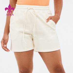 Pantalóns de chándal personalizados de alta calidade Multicolor Choice Biker Wear Roupa de correr Pantalóns curtos de algodón para mulleres