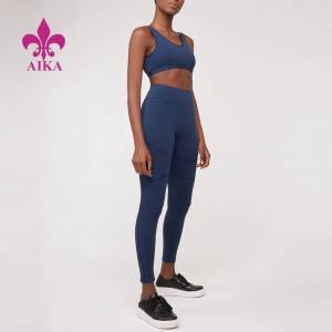 Calças de compressão femininas personalizadas roupas de treino fitness leggings de ioga para mulheres