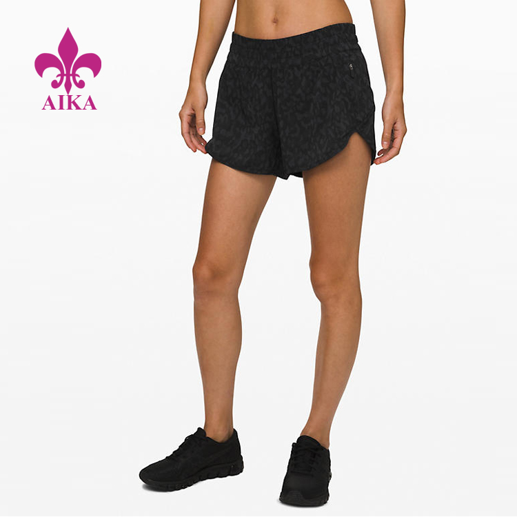 Wholesale Custom Sports Wear Lichtgewicht ademend Gym Tracker V Women Shorts