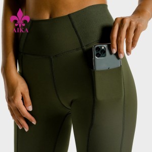 Ladies Performance Women leggings Spliced ​​Design Yoga Running Training Pants Tight ສໍາລັບແມ່ຍິງ