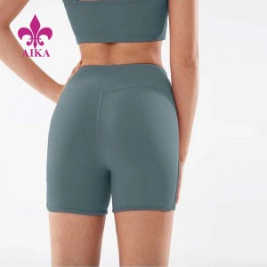 Velkoobchodní dámské šortky Quick Dry Gym se stahovací šňůrkou v pase Custom Track Kalhoty