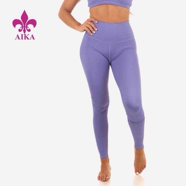 Дешевый прайс-лист на женские спортивные рубашки - сексуальные женские компрессионные леггинсы с высокой талией для фитнеса и йоги оптом – AIKA