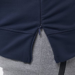 Engros Letvægts Custom Logo Drop Armhole Blank Sports Bomuld Ærmeløse Gym hættetrøjer til mænd