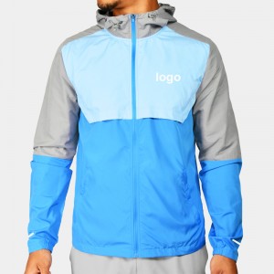 Windbreaker Jacket Full Zip Up Reflective Strip Amadoda Gym Jackets
