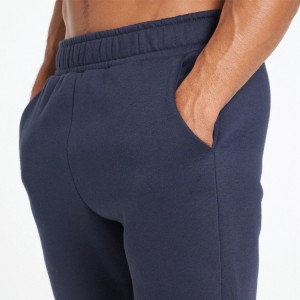 Waist Elastic Custom Àrd chàileachd caol Fit Fleece Sports Sweatpants Men Joggers