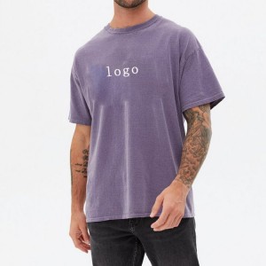 Venda a l'engròs de samarretes d'estiu amb logotip personalitzat per a homes