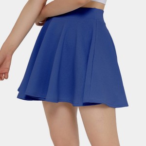 Veľkoobchodná cena Vlastné odvádzanie potu Vysoká Rise Jednofarebná Tenisová sukňa A-Line pre ženy na aktívne oblečenie