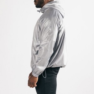 Neien Design Liichtgewiicht 100% Polyester Fitness Sports Zip up Windbreaker Jacken Fir Männer